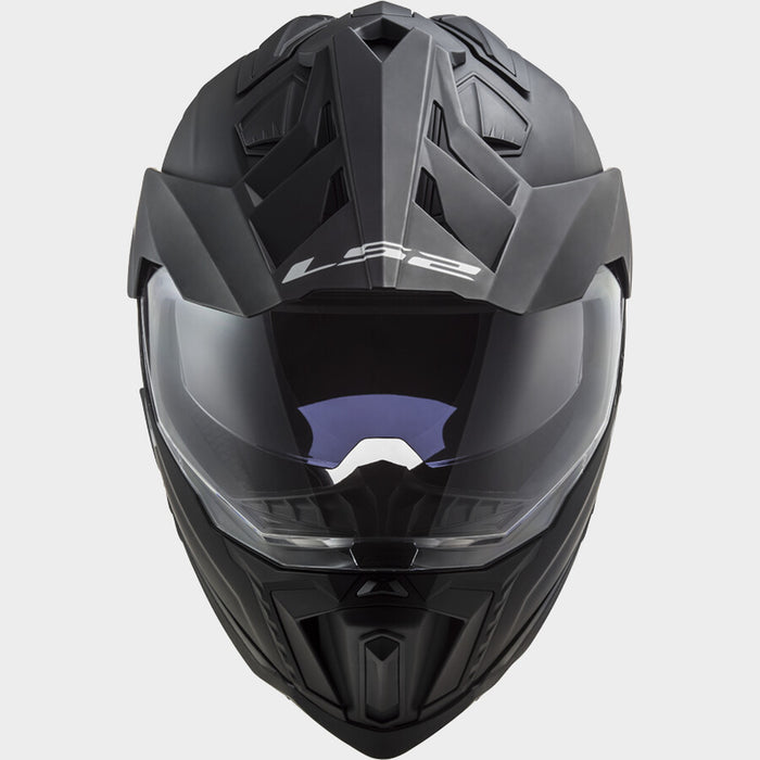 LS2 EXPLORER SOLID HELMET 2026 in Matte Black