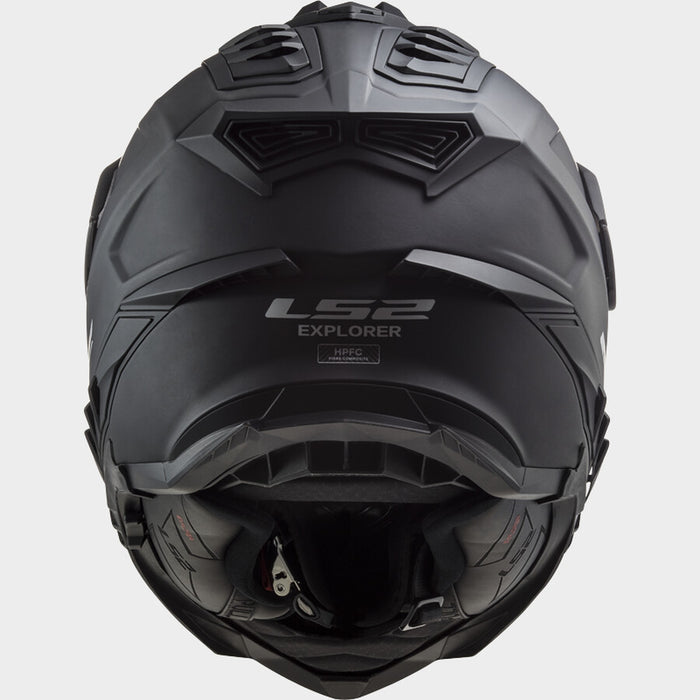 LS2 EXPLORER SOLID HELMET 2026 in Matte Black
