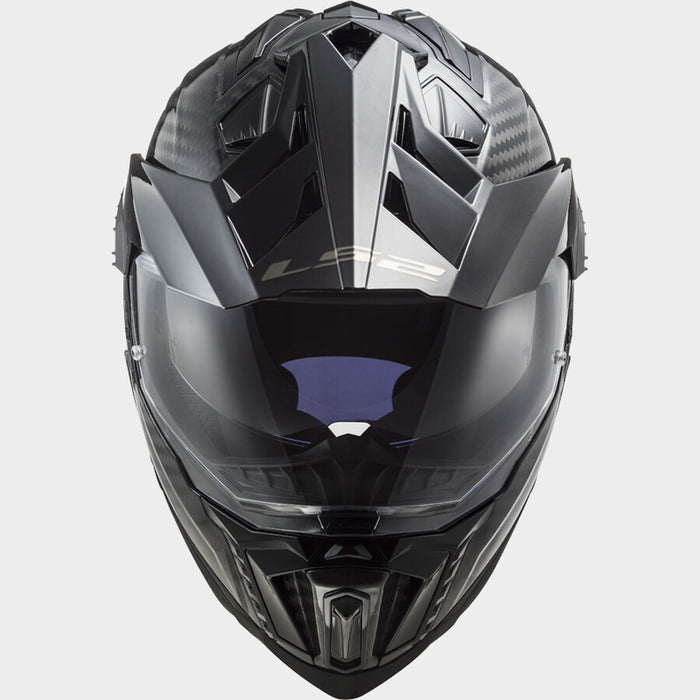 LS2 EXPLORER CARBON SOLID HELMET 2026 in Carbon
