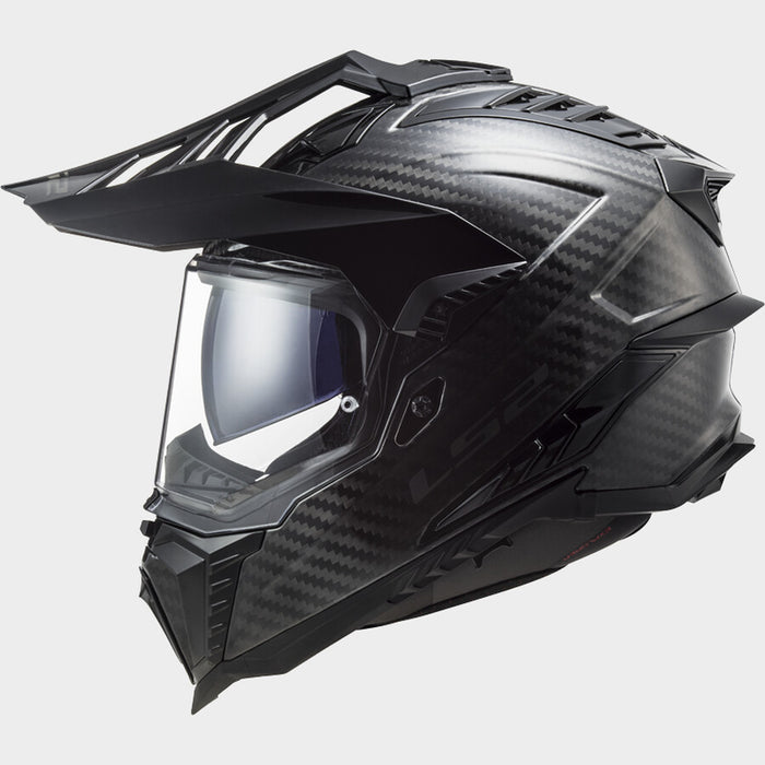LS2 EXPLORER CARBON SOLID HELMET 2026 in Carbon