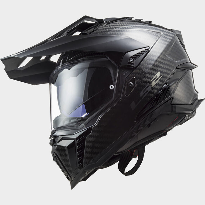 LS2 EXPLORER CARBON SOLID HELMET 2026 in Carbon