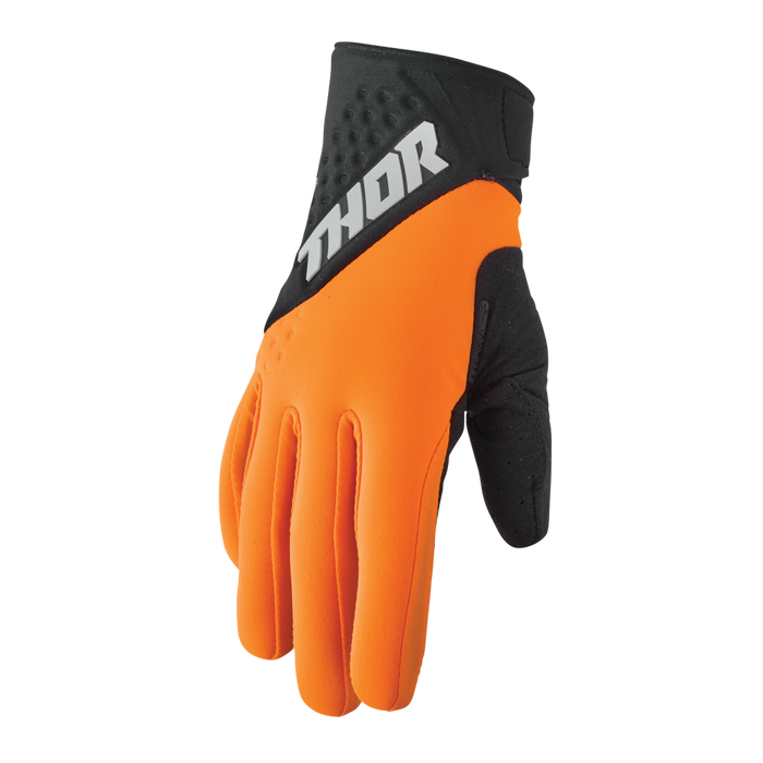 Thor Spectrum Cold Weather Gloves in Flo Orange/Black 2022