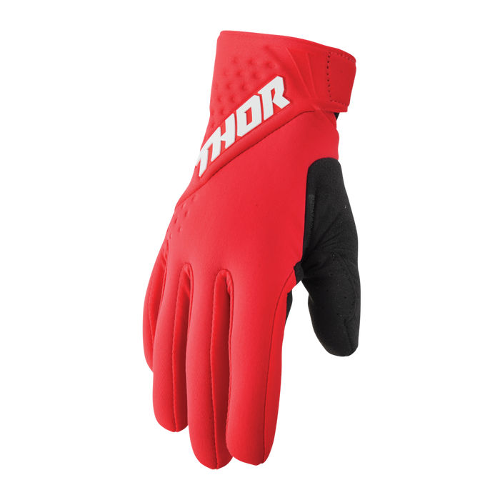 Thor Spectrum Cold Weather Gloves in Red/White 2022