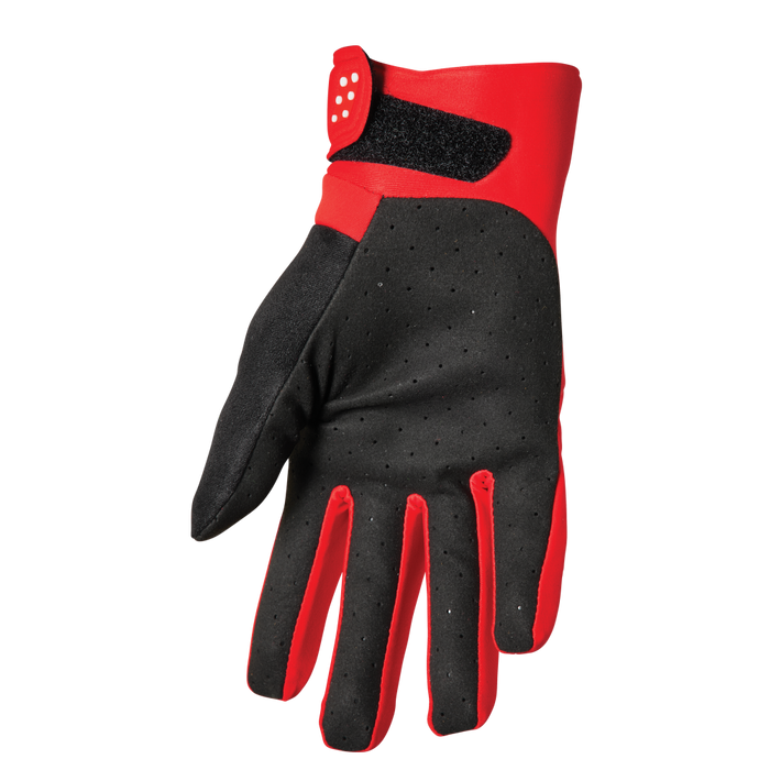 Thor Spectrum Cold Weather Gloves in Red/White 2022