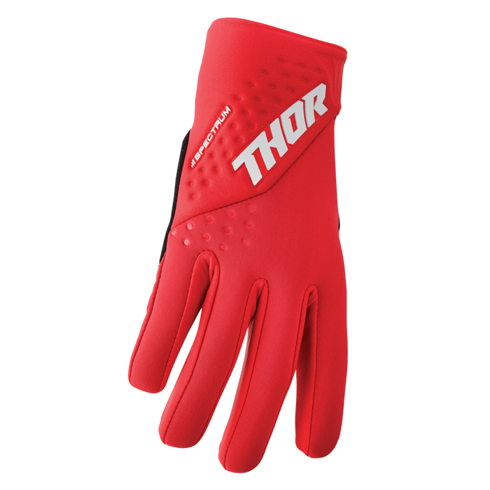 Thor Spectrum Cold Weather Gloves in Red/White 2022