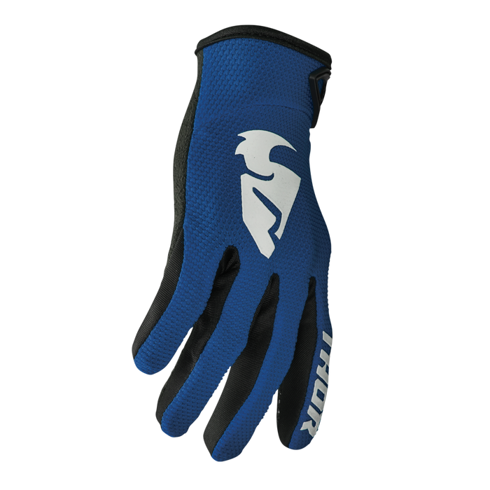 THOR Youth Sector Gloves in Navy/White