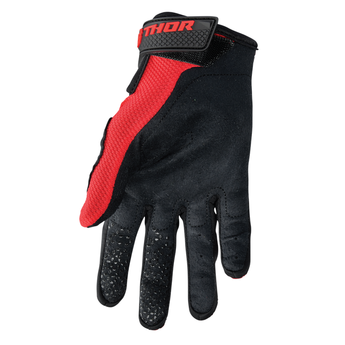 THOR Youth Sector Gloves in Red/White