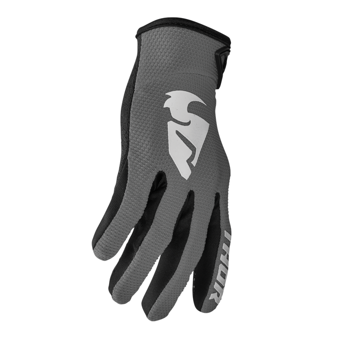 THOR Youth Sector Gloves in Gray/White