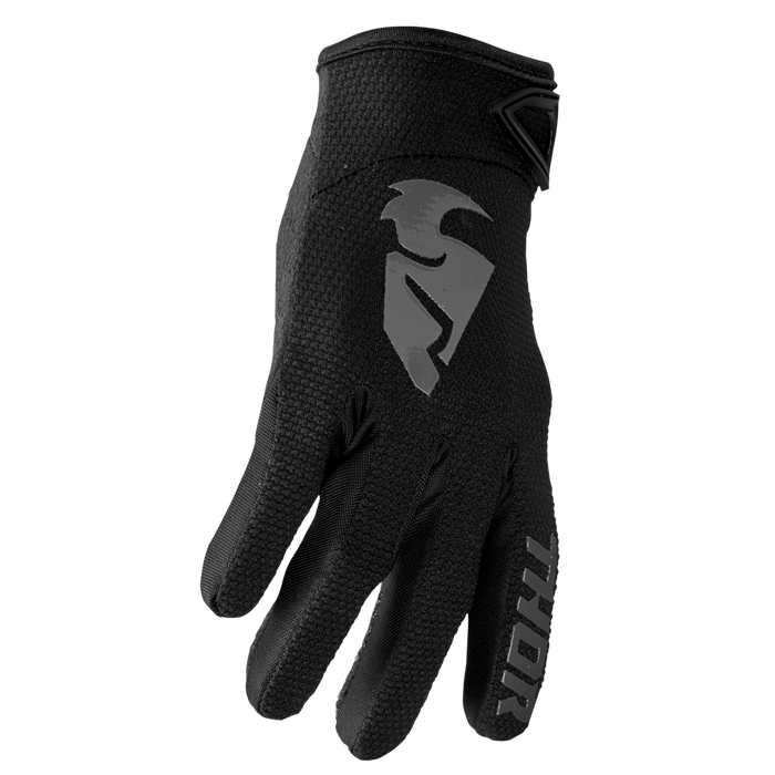 THOR Youth Sector Gloves in Black/Gray