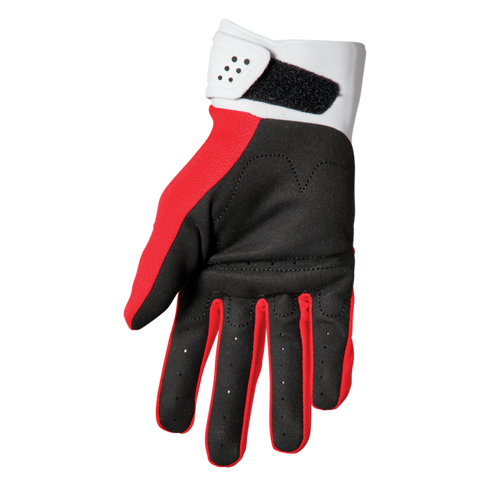 Thor Youth Spectrum Gloves in Red/White 2022