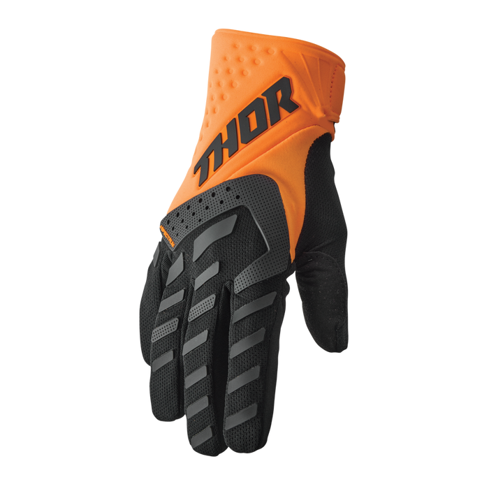 Thor Youth Spectrum Gloves in Orange/Black 2022