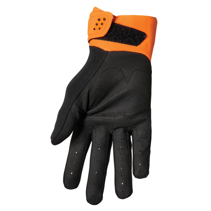 Thor Youth Spectrum Gloves in Orange/Black 2022