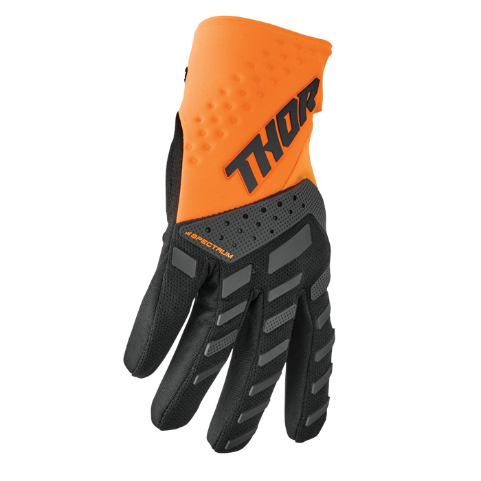 Thor Youth Spectrum Gloves in Orange/Black 2022