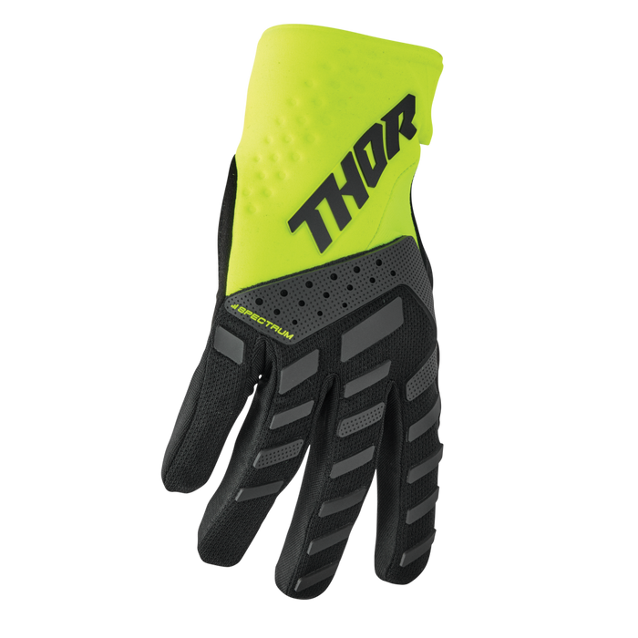 Thor Spectrum Gloves in Black/Acid 2022