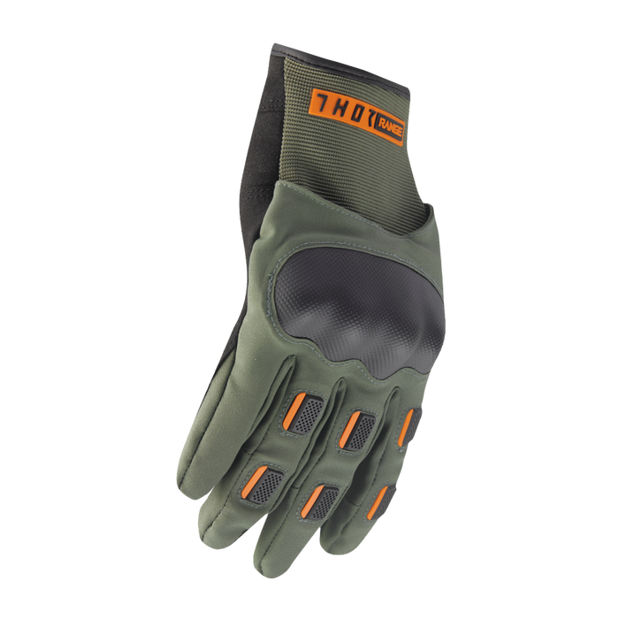 THOR RANGE GLOVES 2026 in Army/Orange