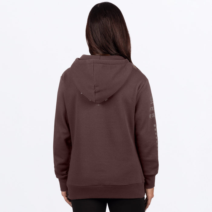 STACK COTTON PULLOVER WOMEN'S HOODIE