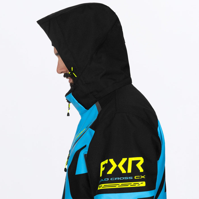 FXR COLD CROSS CX F.A.S.T.™ INSULATED MONOSUITS in Blue/Hivis