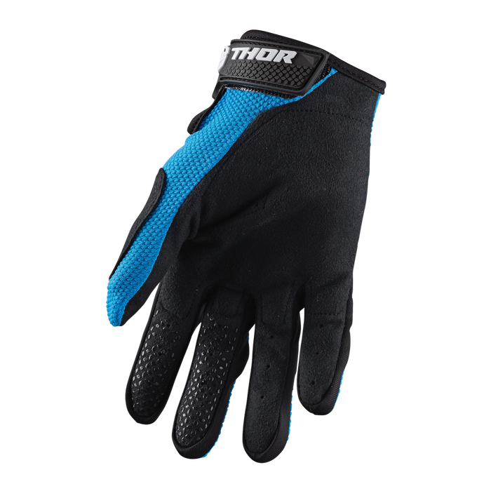 THOR Youth Sector Gloves in Blue/Black