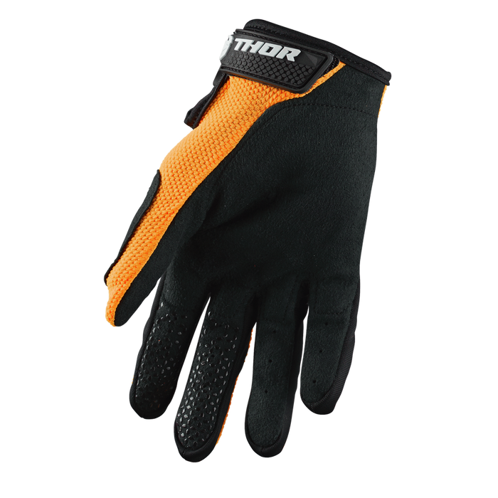 THOR Youth Sector Gloves in Orange/Black