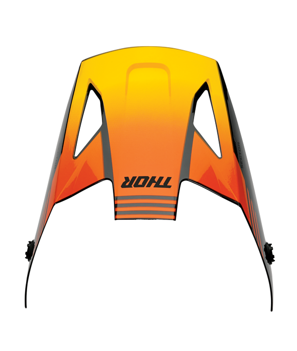 THOR SECTOR 2 VISOR - CARVE in Charcoal/Orange