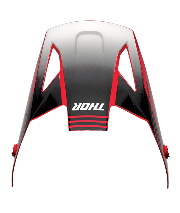 THOR SECTOR 2 VISOR - CARVE in Red/White