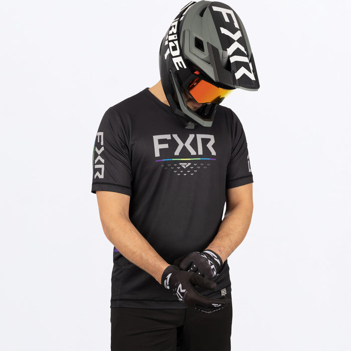 FXR Proflex UPF Short Sleeve Jersey in Black