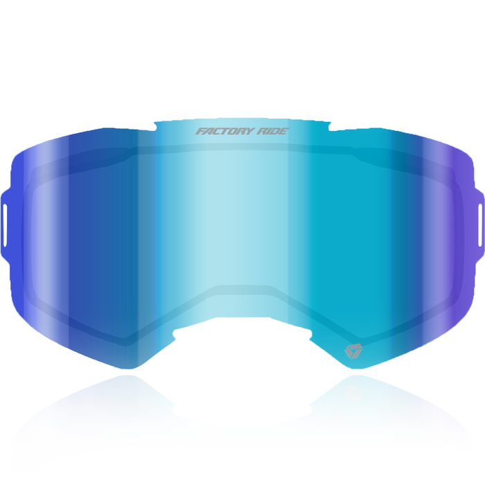 FXR FACTORY RIDE DUAL LENS (NO VENTS) 2025 - Persimmon/Blue