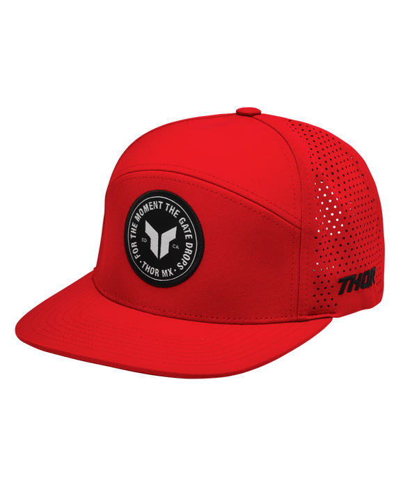 THOR BADGE SNAPBACK HAT 2025 in Red