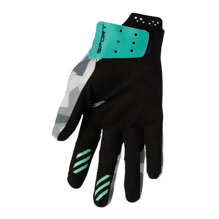 Thor Sportmode Shadow Women's Gloves in Teal