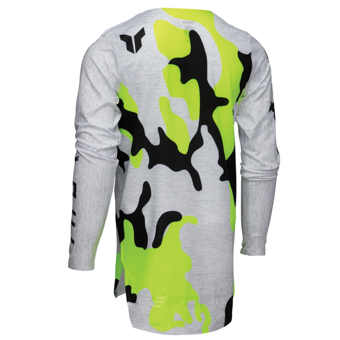 Thor Youth Sportmode Riot Jersey in White/Acid