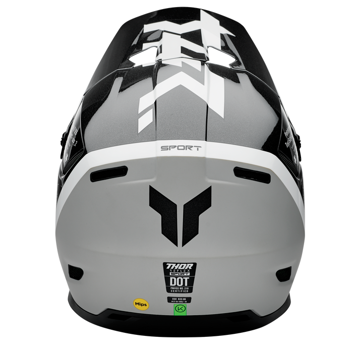 Thor Reflex Sport Composite Riot Helmet 2025 in Black/White