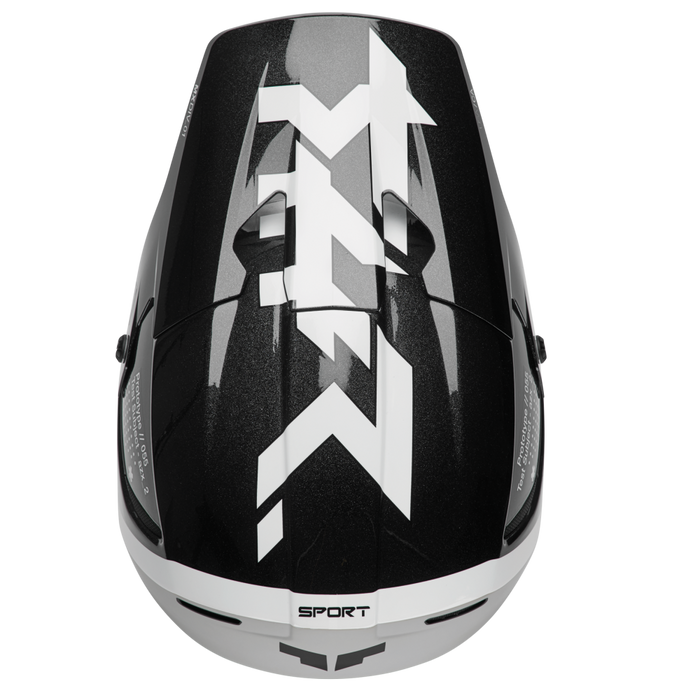 Thor Reflex Sport Riot Helmet in Black/White