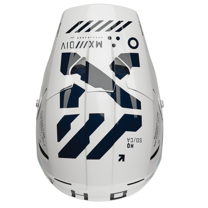 Thor Reflex Sport Composite Strike Helmet 2025 in Navy/Acid