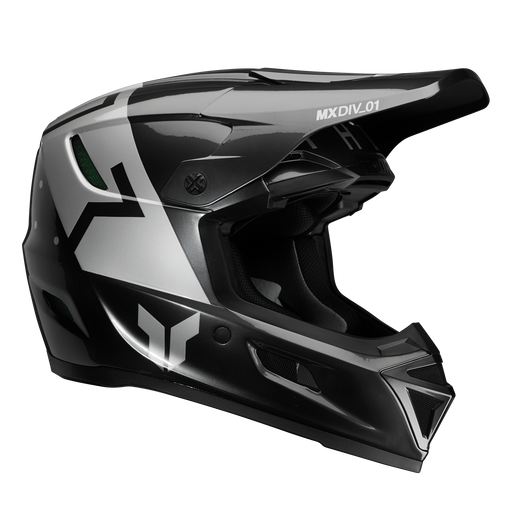 Thor Reflex Sport Composite Rogue Helmet 2025 in Charcoal/Silver