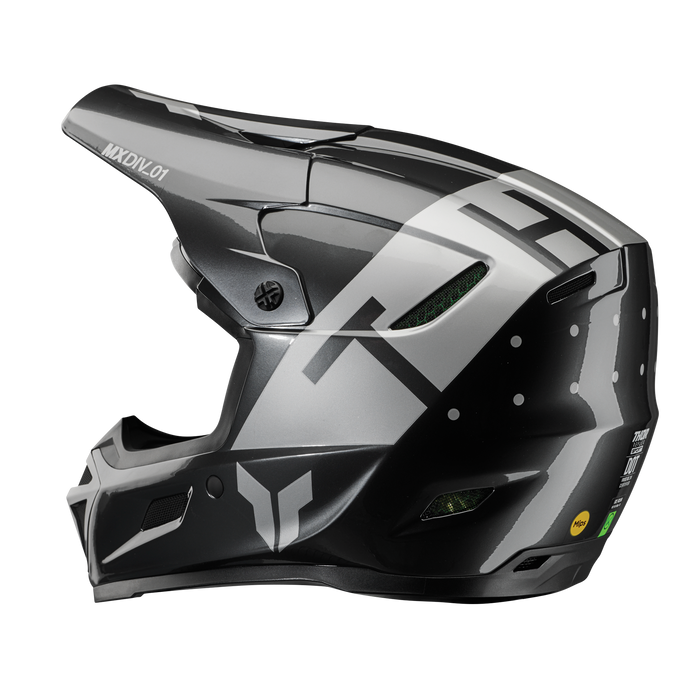 Thor Reflex Sport Composite Rogue Helmet 2025 in Charcoal/Silver