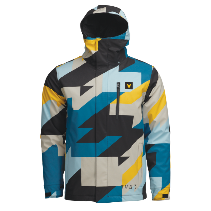 THOR TOUR BRAVE HEAVYWEIGHT JACKETS 2026 in Black/Yellow