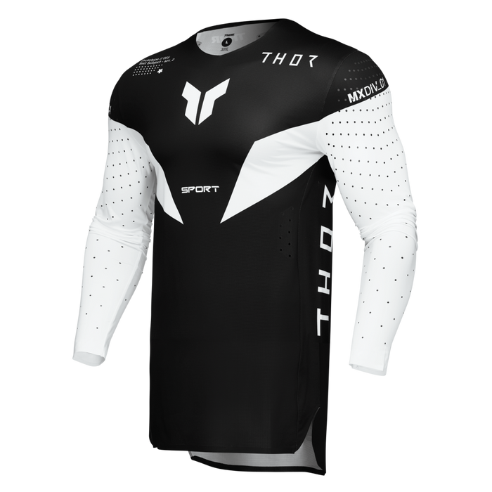 Thor Sportmode Strike Jersey in Black