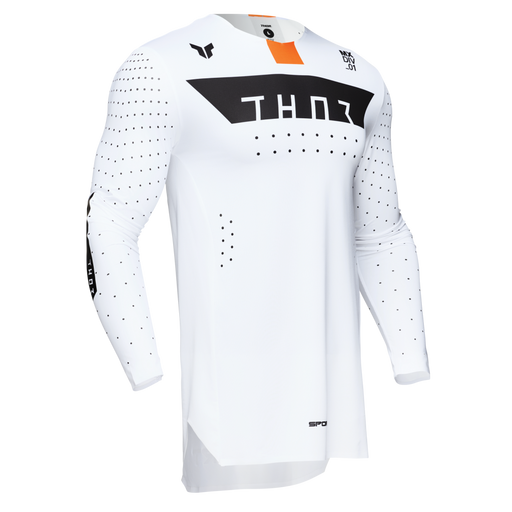 Thor Sportmode Rogue Jersey in White/Orange