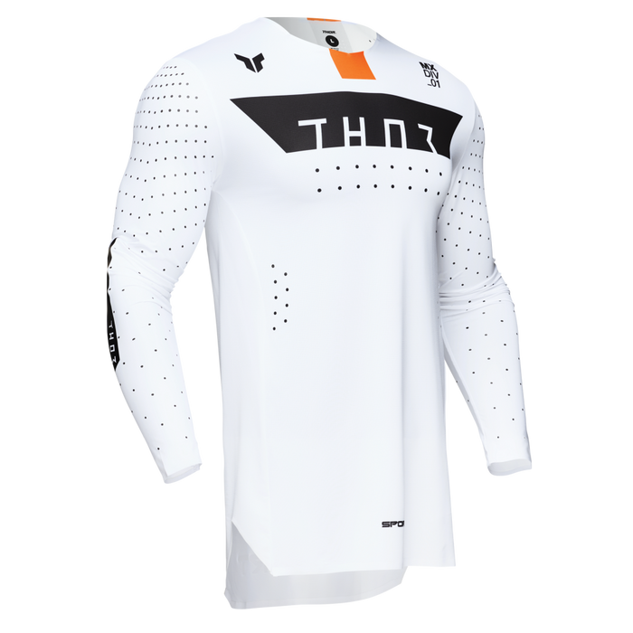 Thor Sportmode Rogue Jersey in White/Orange