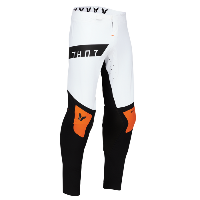 Thor Sportmode Rogue Pants in White/Orange