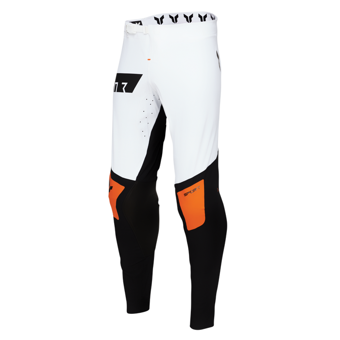 Thor Sportmode Rogue Pants in White/Orange