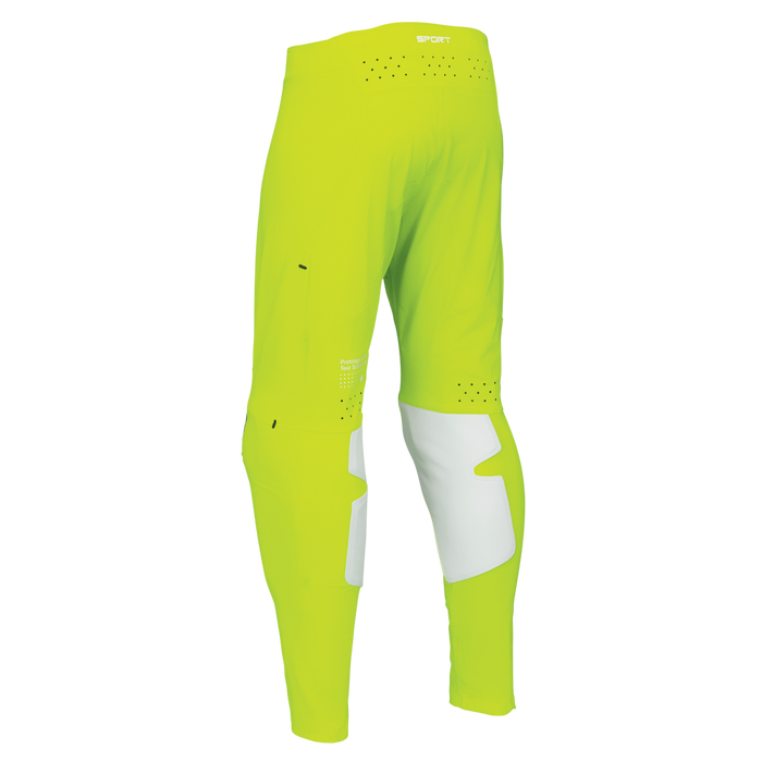 Thor Sportmode Riot Pants in White/Acid