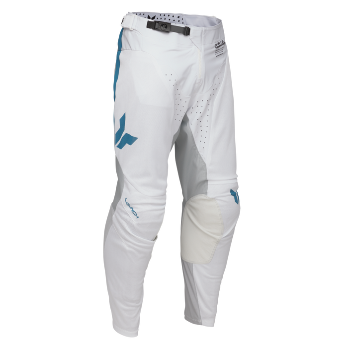 Thor Launchmode Vented Raid Pants in White/Grey