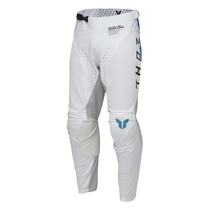 Thor Launchmode Vented Raid Pants in White/Grey