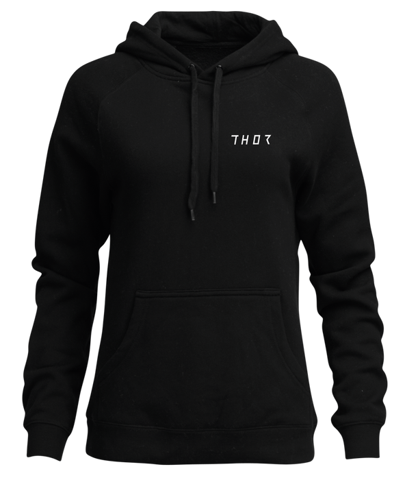 THOR TRAX PULLOVER WOMEN'S HOODY 2025 in Black