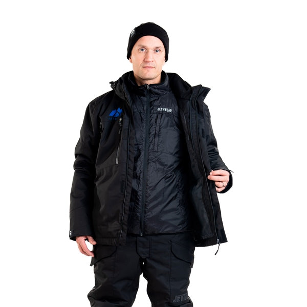 JETHWEAR ADAPT 3 IN 1 UNISEX JACKETS 2025 - Black/Cobalt