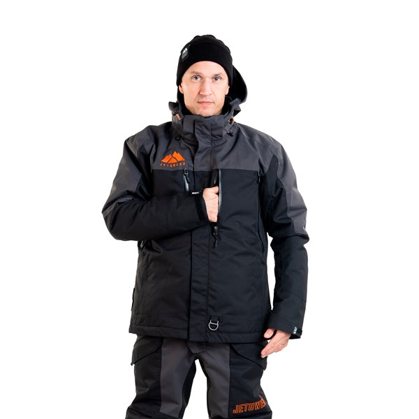 JETHWEAR ADAPT 3 IN 1 UNISEX JACKETS 2025 - Black/Iron/Orange