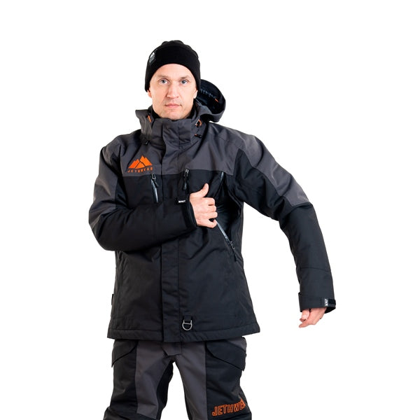 JETHWEAR ADAPT 3 IN 1 UNISEX JACKETS 2025 - Black/Iron/Orange