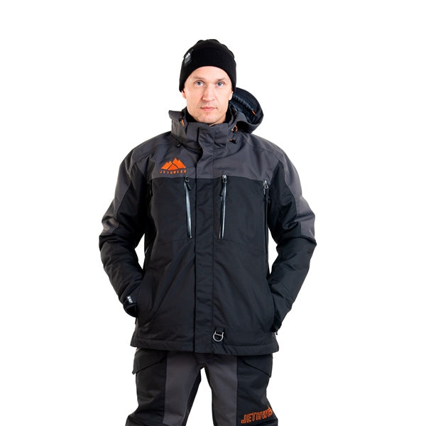 JETHWEAR ADAPT 3 IN 1 UNISEX JACKETS 2025 - Black/Iron/Orange