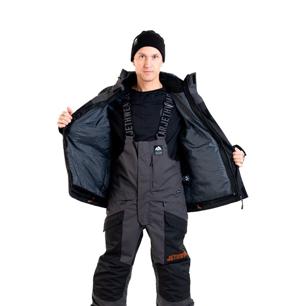 JETHWEAR ADAPT 3 IN 1 UNISEX JACKETS 2025 - Black/Iron/Orange